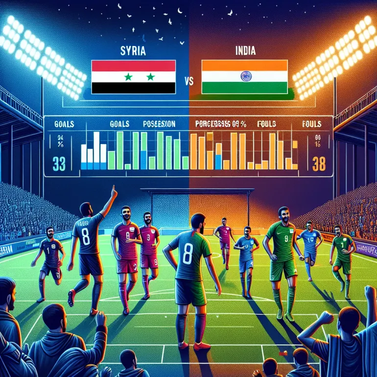 Сборная Сирии по футболу и сборная Индии по футболу: Статистика и Анализ