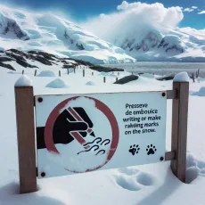 Почему в Антарктиде нельзя писать на снег