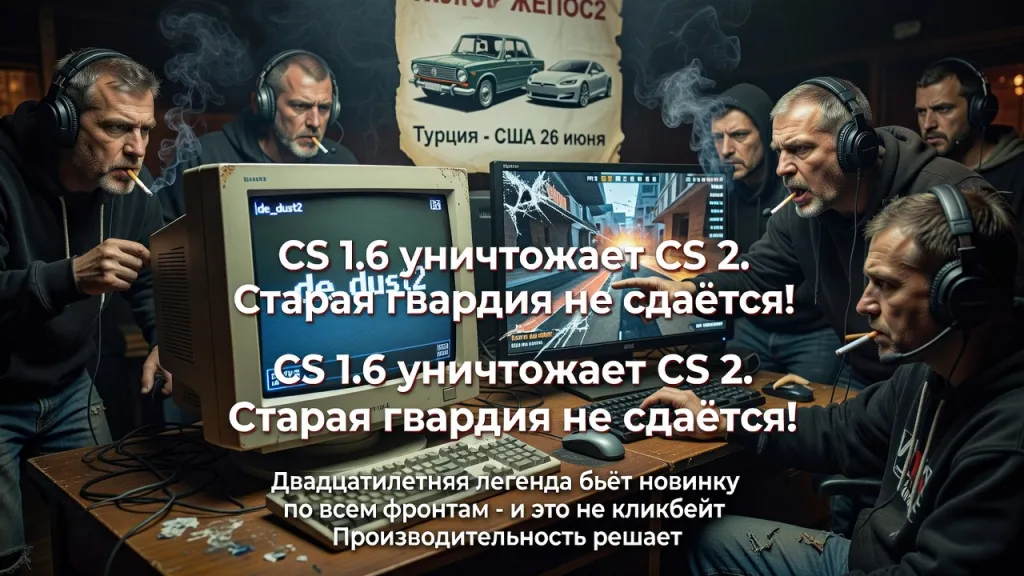 CS 1.6 уничтожает CS 2. Старая гвардия не сдаётся!