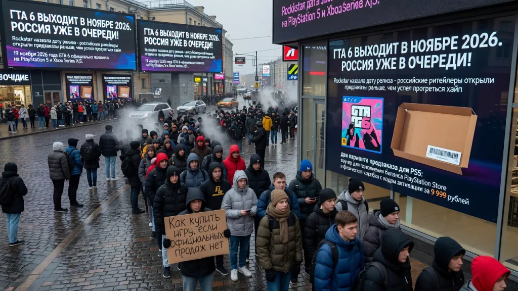 GTA 6 выходит в ноябре 2026. Россия уже в очереди!