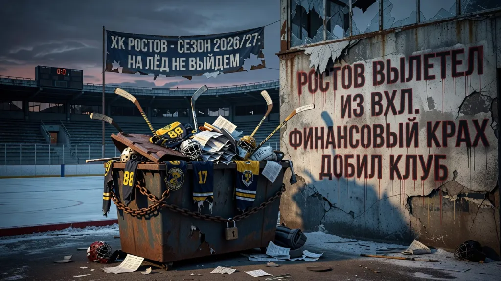 «Ростов» вылетел из ВХЛ. Финансовый крах добил клуб